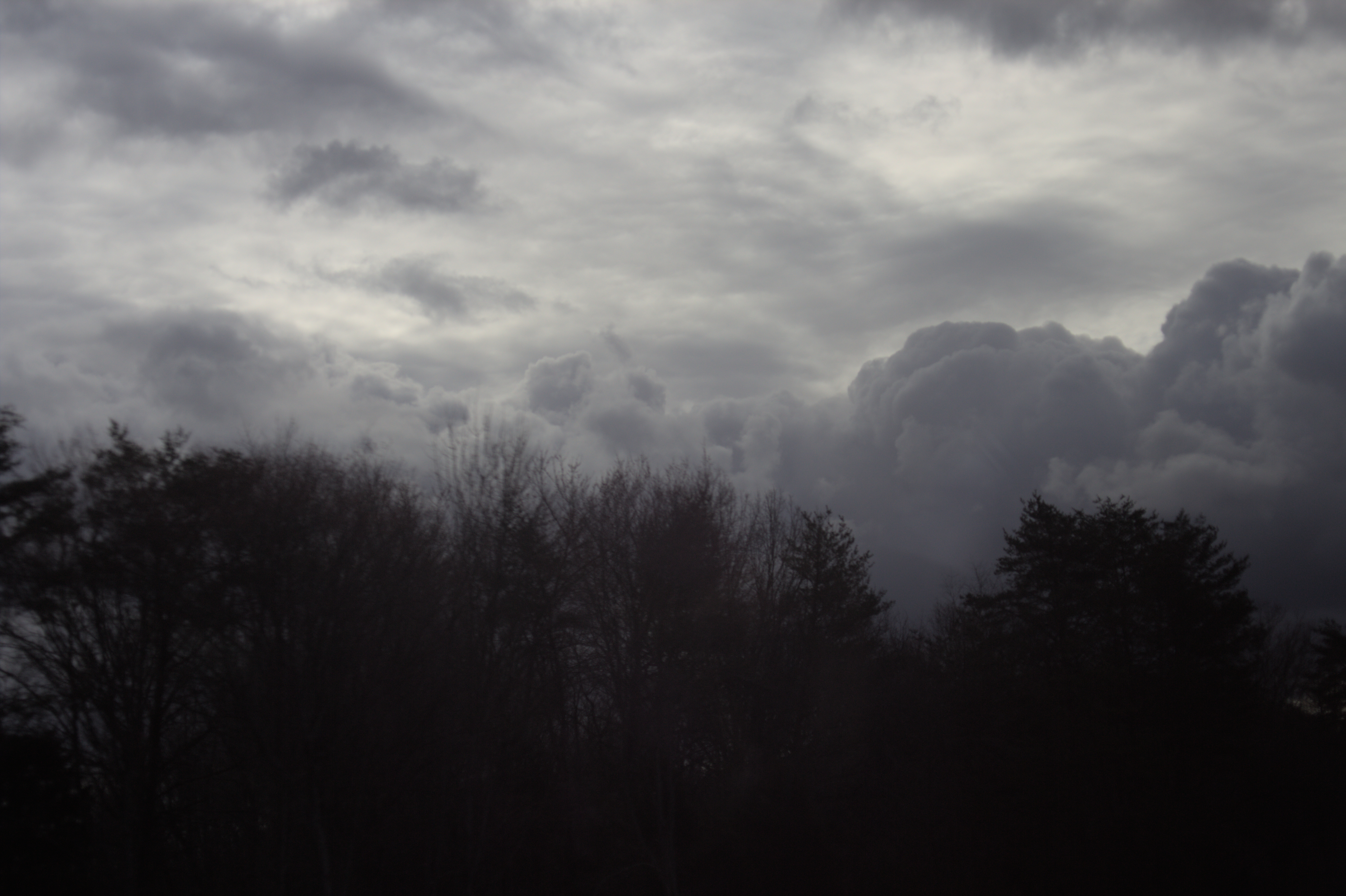 A picture of volumetric clouds.